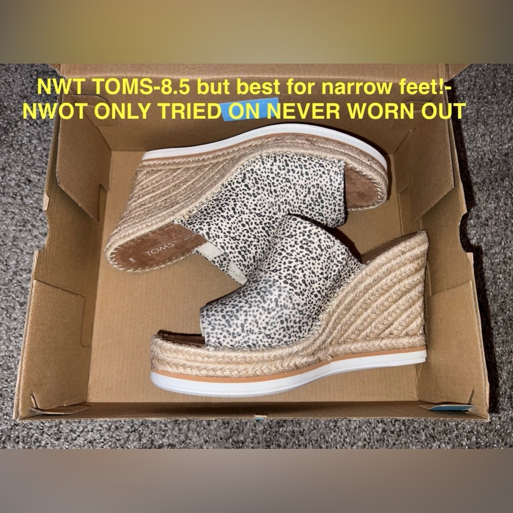 NIB TOMS size 8.5